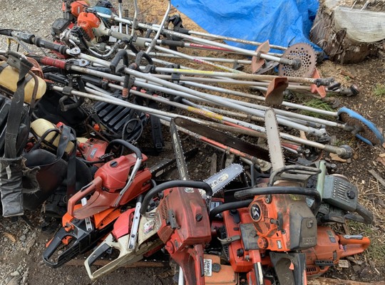 草刈機、チェンソーの買い取り依頼