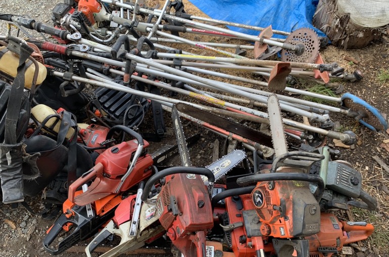 草刈機、チェンソーの買い取り依頼